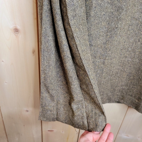 Vintage Brown Wool Maxi Skirt - Picture 5 of 14